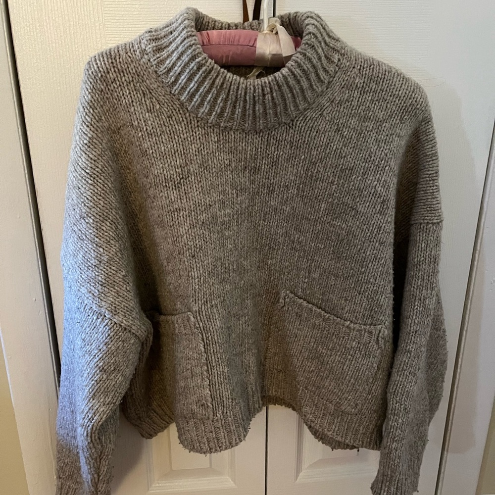 babaà jumper no. 23 in mist - 100% wool